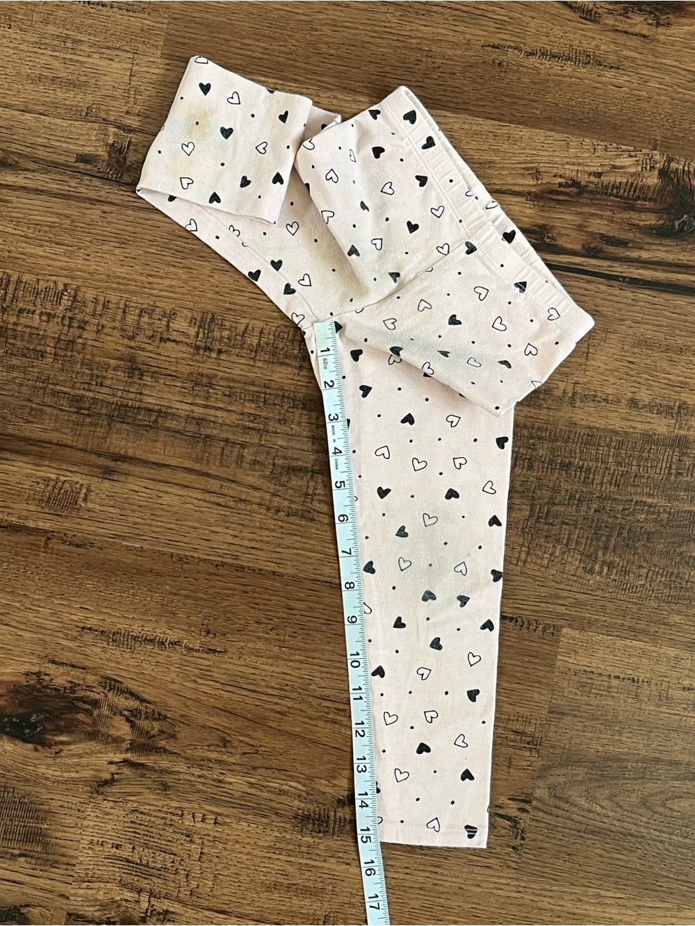 Lot Of 4 Toddler Leggings ‘Black Pink Mint’ (size 5T) - Picture 6 of 15